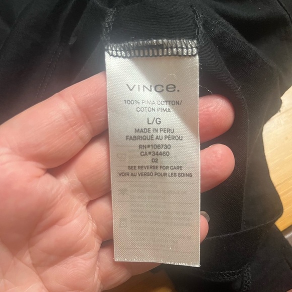 EUC Vince- Pima Cotton Crisscross Back Maxi Dress. Size L - Picture 4 of 7